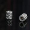 Cylinder Stainless Steel Knife Drop Pendant Adult Fidget Toy Paracord Rope Decompression Toys Edc Key Chain Flashlight Accessory