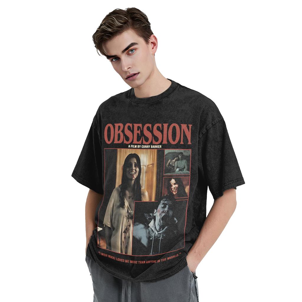 Obsession One Wish Willow T Shirts Hip Hop Washed 100 Cotton Tshirts Novelty For Men Women Tops Streetwear Printed Tees