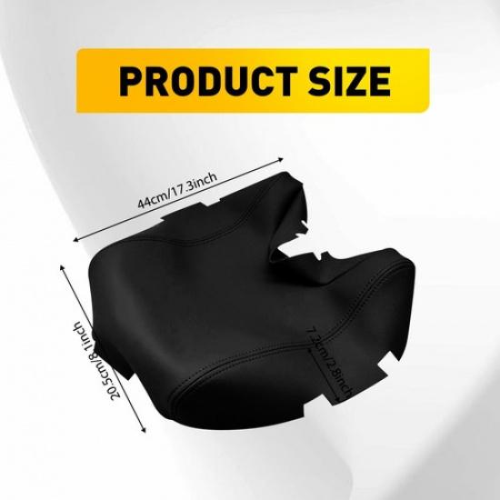 Fit Acura Center 2009-2014 TL Console Lid Armrest Leather Protector Cover Black