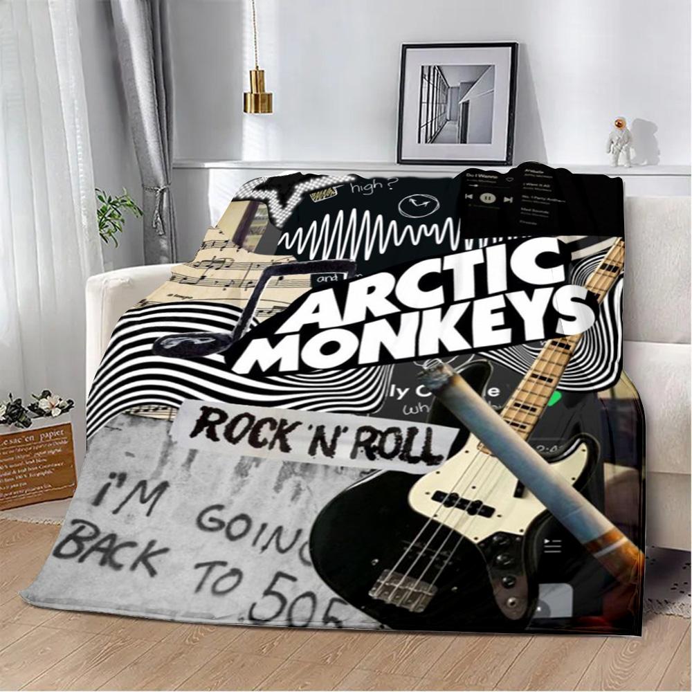 Printed Blanket Picnic Blankets Alex Turner Arctic Monkeys Rock Band Warm Blanket Soft and Comfortable Home Travel Birthday Gift