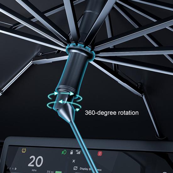 Windshield Sun Shade Umbrella UV Resistant Universal 360-Degree Rotation Car