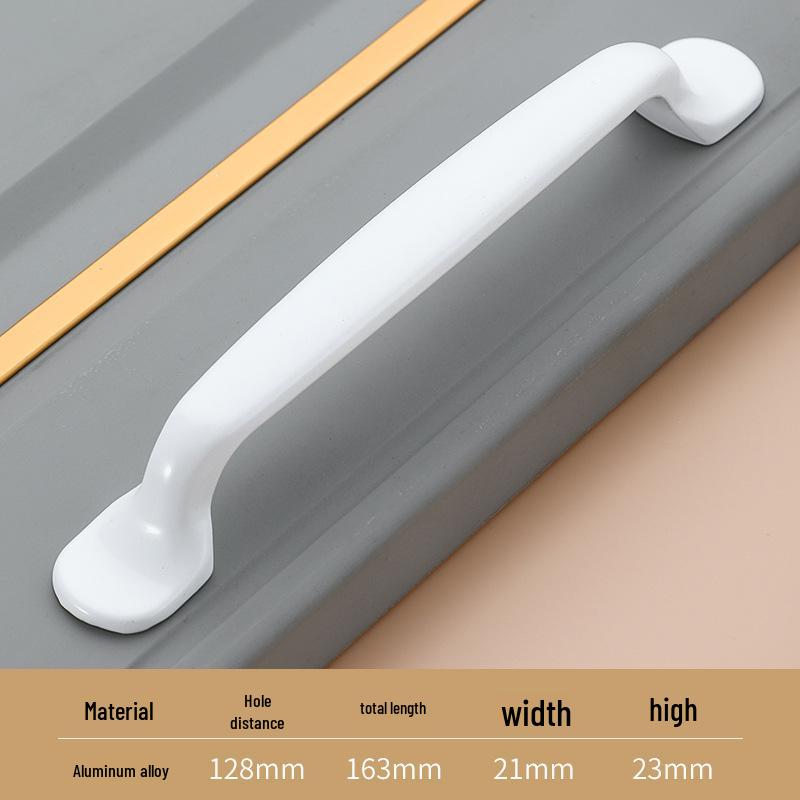 American White Aluminum Alloy Cabinet Handle