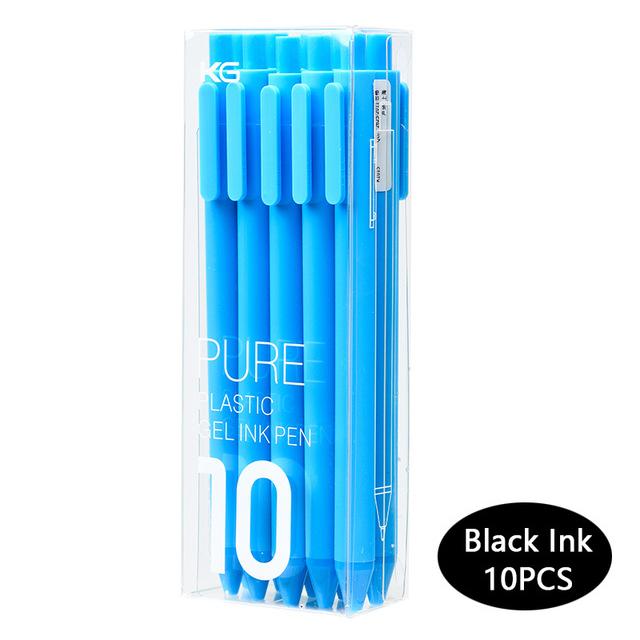 10pc Original Kaco Pen 0.5mm Gel Pen Signing Pen Core Durable Signing Pen Refill Smooth School OfficeWriting Stationery Supplies