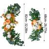 Artificial Flowers Diy Wedding Peony Welcome Flower Sign Decor Arch Door Lintel Flower Home Decor Table Flower Wedding Supplies