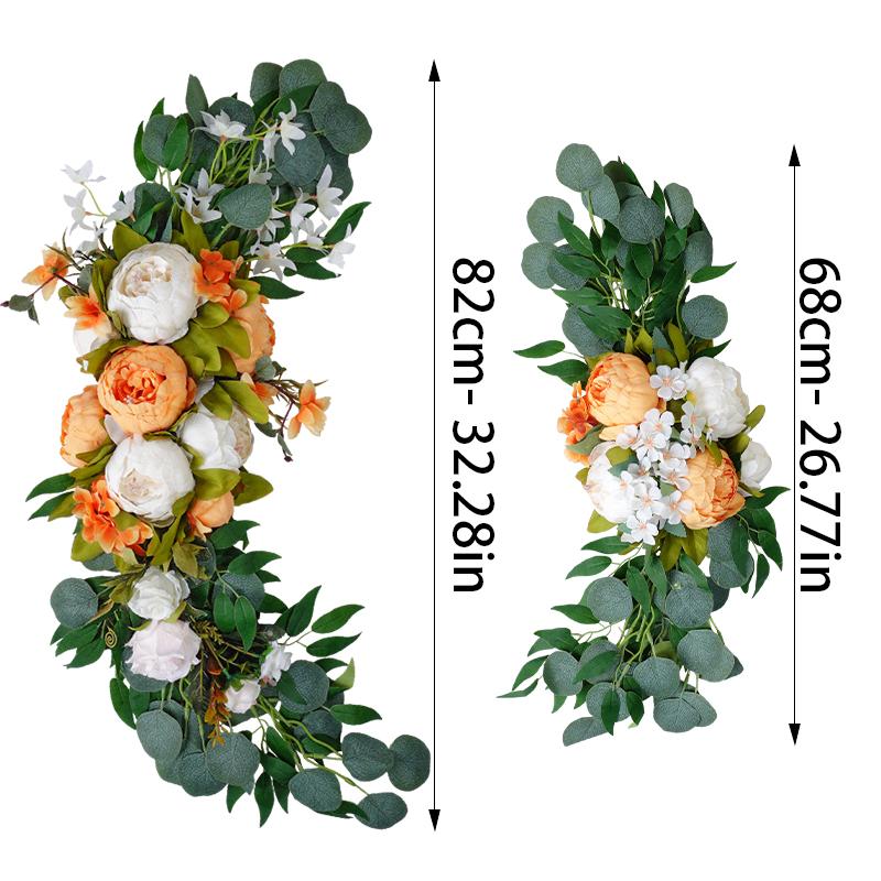 Artificial Flowers Diy Wedding Peony Welcome Flower Sign Decor Arch Door Lintel Flower Home Decor Table Flower Wedding Supplies