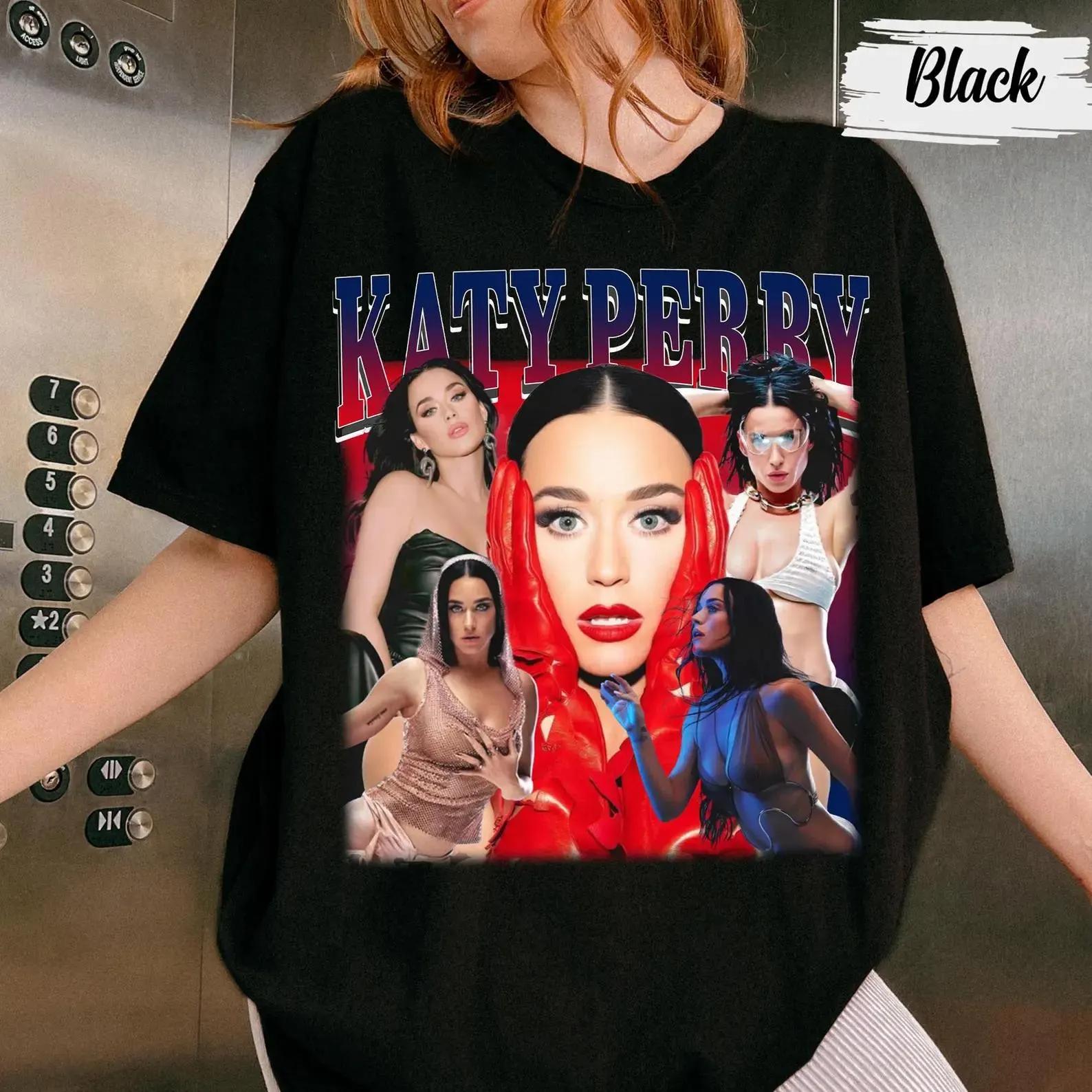 

Retro 90s Style Fan Merch Shirt Katy Perry Concert Shirt The Lifetime Tour Tees Summer Unisexs and Womens cotton Tshirt S