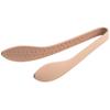 Silicone Heat Resistant Barbecue Tongs with Unique Leaf Shape Providing Secure Grip and Dishwasher Safe Design for Kitchen Use