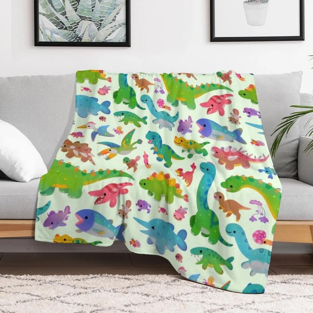 Jurassic baby Throw Blanket Warm Comfortable Blanket Gift for Parents Friends