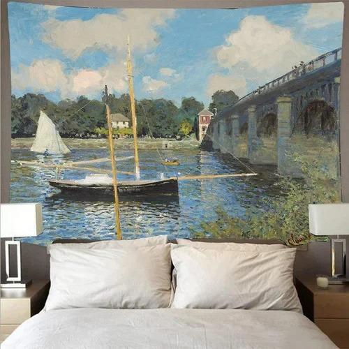 Oil Painting Style Background Tapestry Bedroom Living Room Tapestry Home Wall Decoration Tapestry