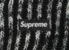 Supreme Rainbow Loose Gauge Beanie Black