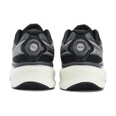 BOA JOGGER M'S Textil, Synthetikleder Abriebfest Niedrig geschnitten Laufschuhe Herren Schwarz Grau A12M321114FBC