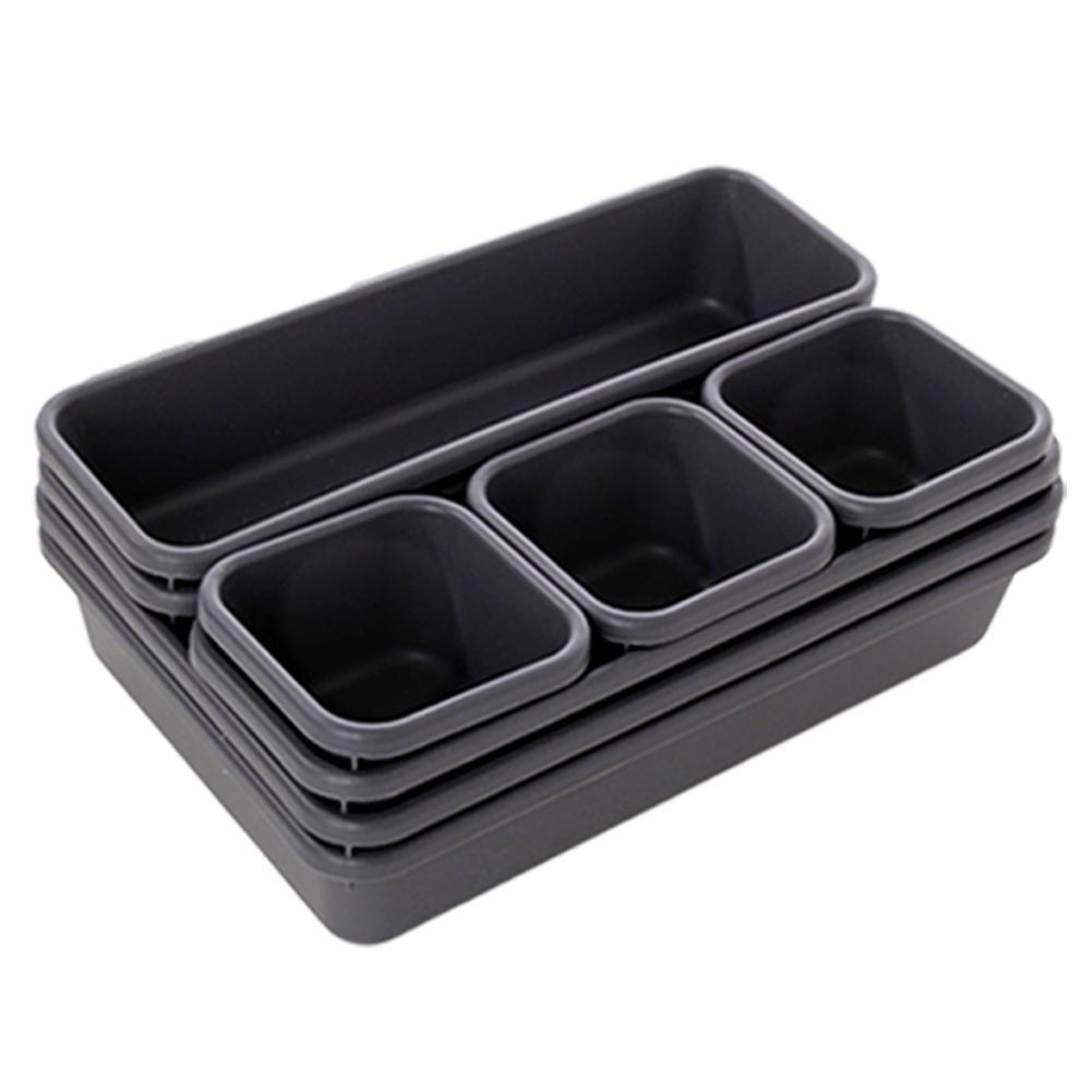 8pcs/set Home Drawer Organizer Box Trays Storage Box Office Storage Kitchen Bathroom Closet Jewelry Makeup Desk Box Organization