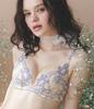 Peach John Miracle Bra Ivory Full Beautiful Machine No Net Required (Wired, Blue, B65) - Natural, Lace, Breasts, Lightweight, Washable,
