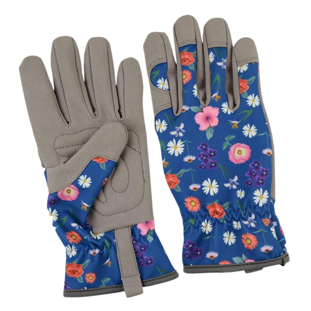 Breathable Blue Garden Pruning Gloves for Home and Professional Outdoor Plant Trimming Care