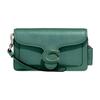 Tabby 18 Push Button Closure Detachable Wrist Strap Leather Wristlet Shoulder Crossbody Bag Women Wristlet Green CJ925-LHAEE