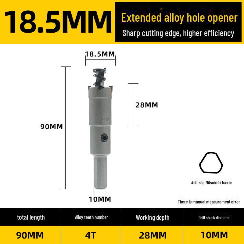 Děrovací vrták z nerezové oceli a slitiny kovu pro tlusté plechy
