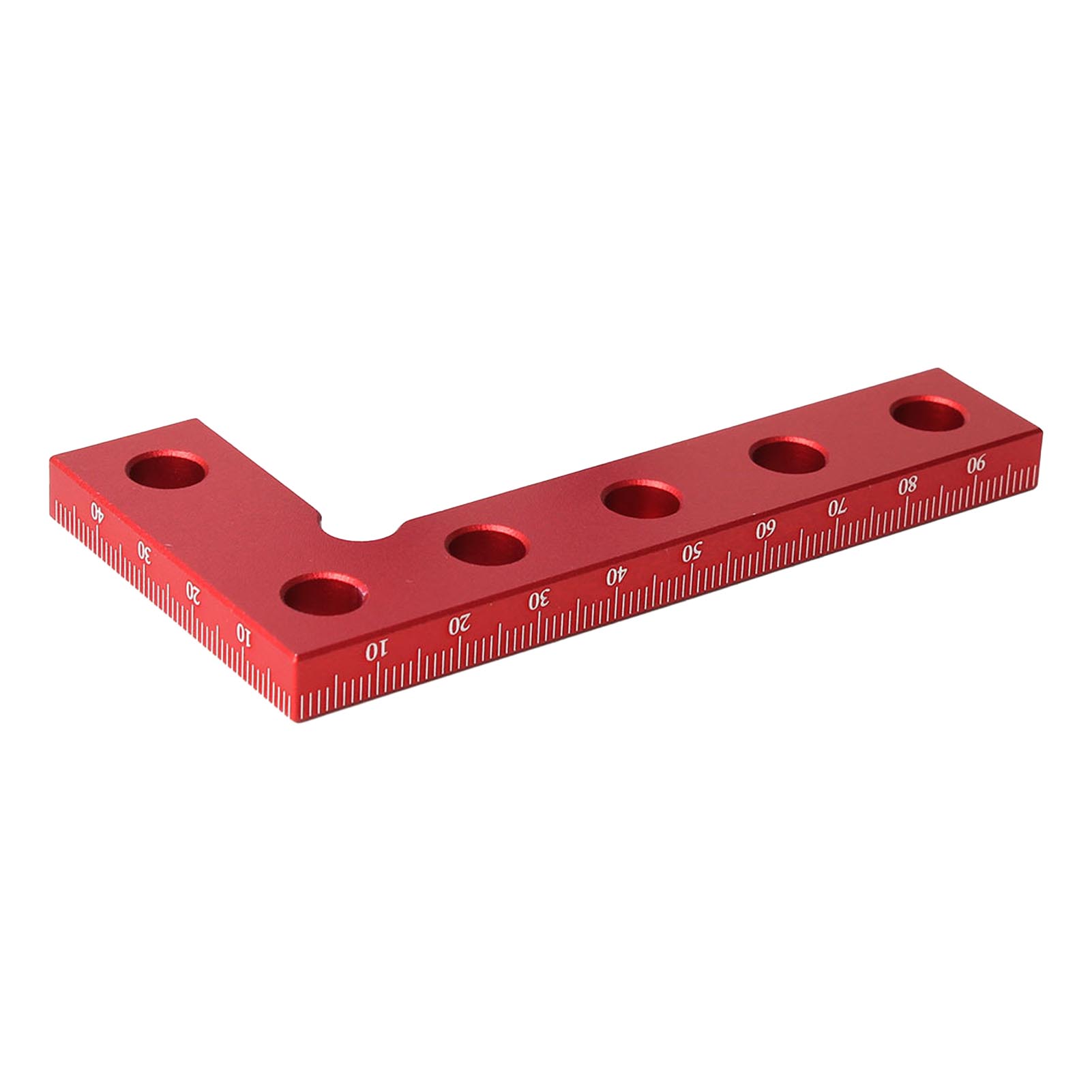 

Small Square Center Finder Tool Aluminum Alloy 90 Degree Quick Measuring Square for Woodworking Metric