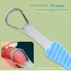 2-in-1 Multifunctional Tongue Scraper & Soft Bristle Brush for Oral Cleaning