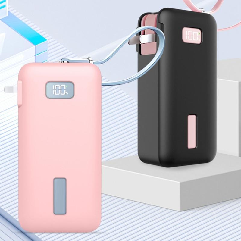 Starke Schutzhülle Stoßfest & Stilvolle Designs Aufbewahrungstasche Leicht zu Tragen für Anaker 10000mAh 3-in-1 Powerbanks