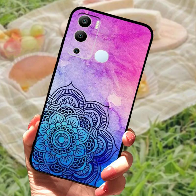 For Infinix Hot 12i Case 12 i X665B Silicone Soft TPU Phone Cover For Infinix Hot 12 Pro X668C Cases Hot12 X6817 Bumper Fundas