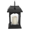 Solar Hanging Lantern LED Light Garden Lamp with Flickering Flameless Candle Rainproof Outdoor Hanging Candle Lantern