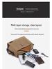 Men's Large Capacity Lightweight Canvas Crossbody Bag