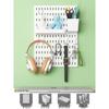 Miling No-Punch Pegboard Wall Storage Rack