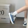 Autumn Ins Fragrant Wind Blue Couple Casual Board Shoes Chic Niche Student Breathable Sneakers