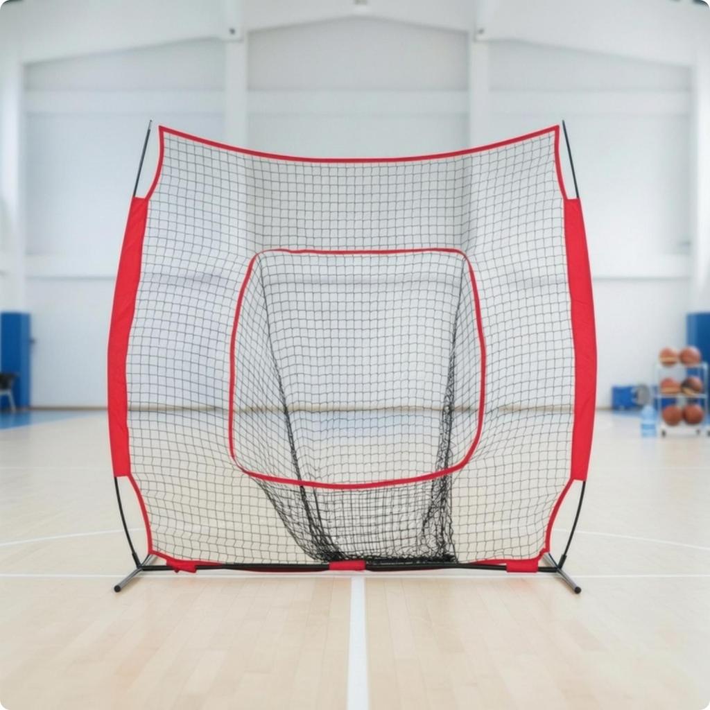 Baseball Practice Net Portable Hitting Freestanding for Backyard