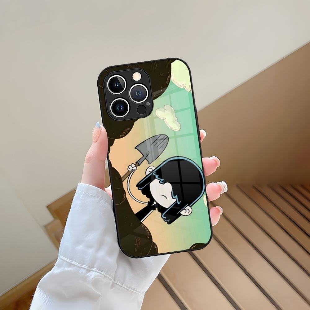 The LoudS H-HouseS Phone Case Tempered Glass For IPhone 13 17 15 16 14 12 11 Pro Max Plus Mini XR XS SE2020 Coque
