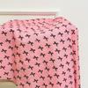 1pc Sweetheart Bowknot 100% Pure Fabric, Geometric Pattern, DIY Craft Material for Quilting, Christmas, Gift Wrapping, Hand Wash Only