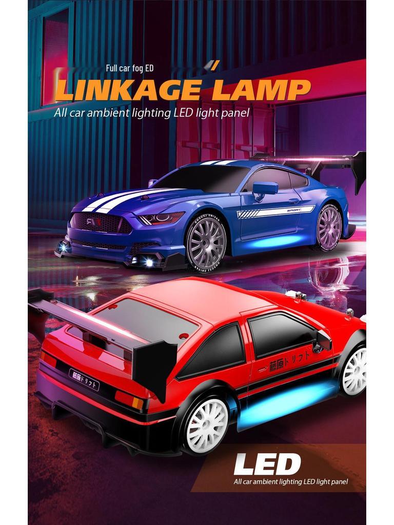 2.4G High-Speed 4WD RC Drift Car Toy: Half-Scale, Cross-Border, Children's Competitive Remote-Control Racer