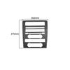 För Ford Mustang Tillbehör 2009-2014 Kolfiber Interiör Klistermärke Dekal Mittkonsol CD Dekorationspanel Trimskydd