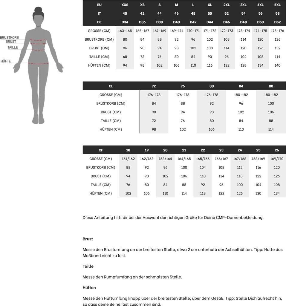 CMP Softshell Jacket Zip Hood Women (39A5006) Ferrari Black