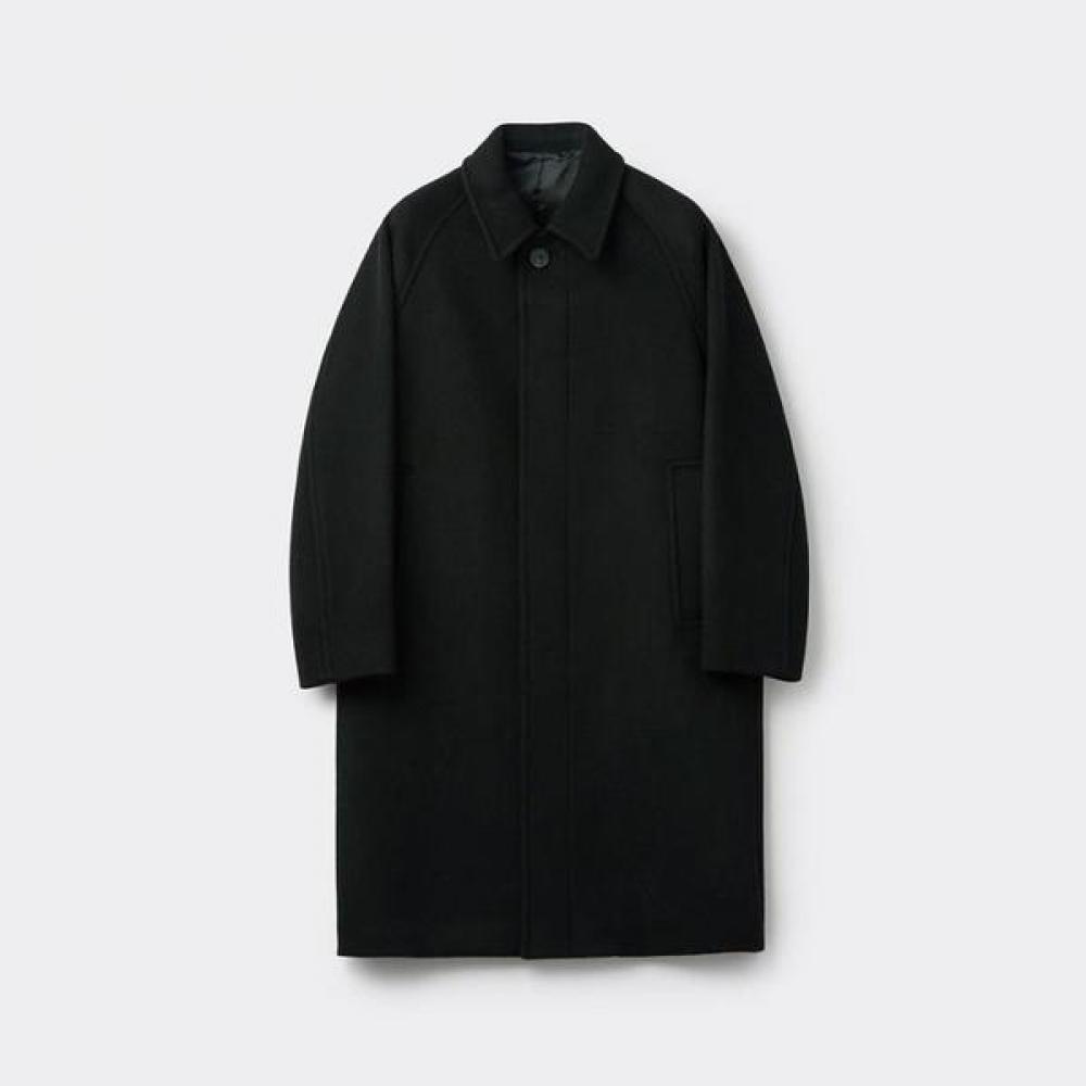 Customellow Balmacaan Coat Black C9caw25611bkx Black/S
