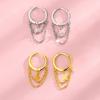 925 Sterling Silver Double Layer Tassel Star Hoop Earrings For Women 2023 Korean Wedding Party Jewelry Gift Female Pendientes