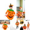 Soft And Comfortable Halloween Pumpkin Clothes With Shoes And Hat