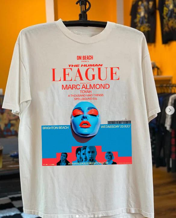 The Human League Tour 2025 Gift For Fan All Size S to 5XL T-shirt Unisex Unisex T-Shirt XXL