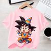 T-shirt Boys and Girls Clothing Anime Character Printed Shirt Top Children's Summer Breathable Birthday Gift