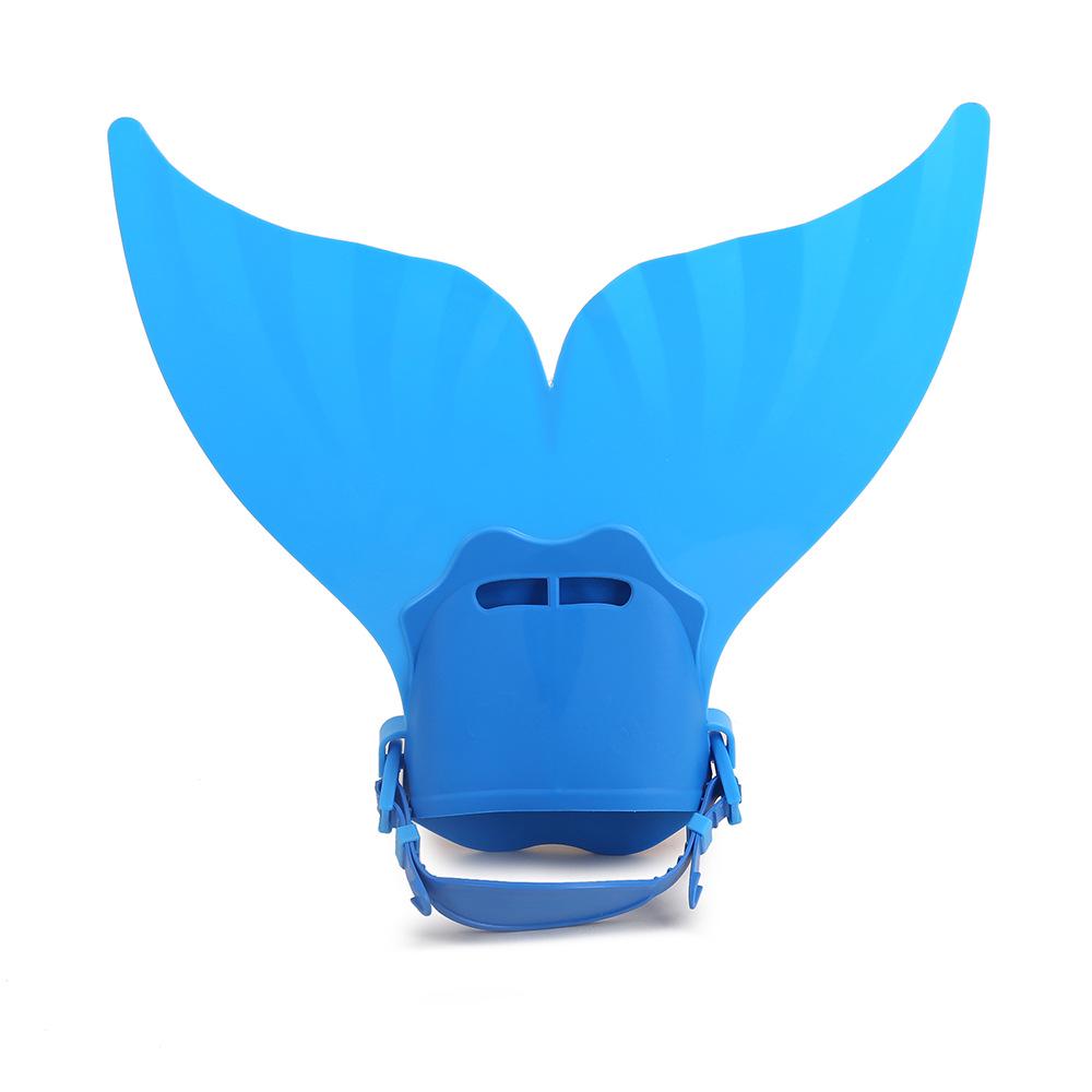 Mermaid & Whale Tail One-Piece Children's Swim Fins for Training