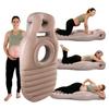 Coussin de Grossesse Gonflable avec Trou pour Ventre & Tête Matelas à Air de Maternité Corps Entier pour Dormir sur le Ventre, Soulagement Douleurs Dorsales & SPD Confortable, Portable & I