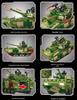 Sembo Bricks Military Tank Armory & Anti-Aircraft Vehicle Assembly Toy for Boys