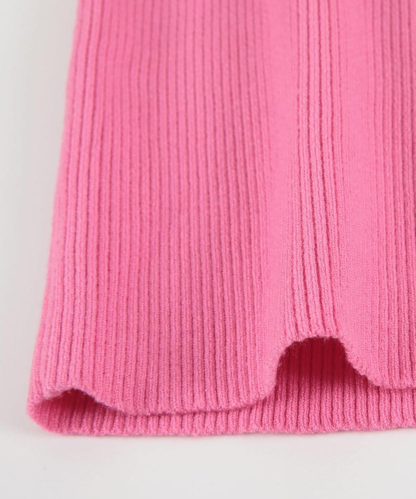 Titibait Crew Neck Bell Sleeve Knit White (ACXP3773), Women's, Medium,