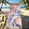 Genshin Impact Nicole Handtuch Für Camping im Freien Strandhandtuch Super Saugfähig Schnell Trocknend Sommerhandtuch