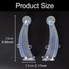 2 Pieces Cattle Cow Horn Covers Silicone Protectors Easy to Install Flexible for