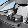 LHD Black Soft Silicone Multi-Function Storage Box For Toyota RAV4 2026-2028 Behind Central Control Screen Sundries Organizer