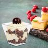 25/50/100PCS Transparent Ladder Shaped Cups Dessert Cups Pudding Fruit Ice Cream Camp Birthday Party Plastic Food Container