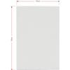 Panneaux de toile - exerz - 10x15cm - 6 pièces - 100% coton - 280gsm - blanche