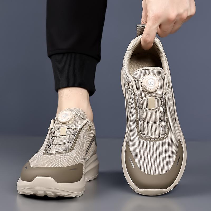 Fashion Breathable Treking Footwear Versatile Travel Trainers Hiking Shoes Leisure Walk Men Casual Shoes Anti Slip Sports Male Sneakers