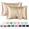 1 PCS Silk-like Pillowcase Pillow Cover For Bed Decor Silky Satin Hair Beauty Pillow Case Comfortable Pillow Case Home Bedding
